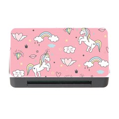 Cute Unicorn Seamless Pattern Memory Card Reader With Cf by Vaneshart