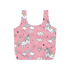 Cute Unicorn Seamless Pattern Full Print Recycle Bag (s) by Vaneshart