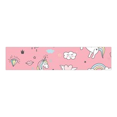 Cute Unicorn Seamless Pattern Velvet Scrunchie by Vaneshart