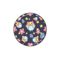 Owl Stars Pattern Background Hat Clip Ball Marker (10 Pack) by Vaneshart