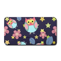 Owl Stars Pattern Background Medium Bar Mats by Vaneshart