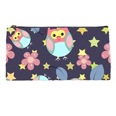 Owl Stars Pattern Background Pencil Case by Vaneshart