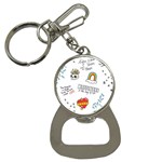 Abstract Fashion Background Suitable Fabric Printing Bottle Opener Key Chain Front