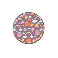 Cute Seamless Pattern With Doodle Birds Balloons Hat Clip Ball Marker (4 Pack) by Vaneshart