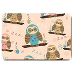 Seamless Pattern Owls Dream Cute Style Fabric Large Doormat  30 x20  Door Mat