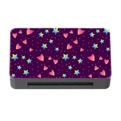 Colorful Stars Hearts Seamless Vector Pattern Memory Card Reader With Cf by Vaneshart