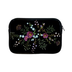 Embroidery Trend Floral Pattern Small Branches Herb Rose Apple Ipad Mini Zipper Cases by Vaneshart