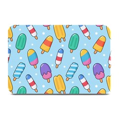 Cute Kawaii Ice Cream Seamless Pattern Plate Mats by Vaneshart