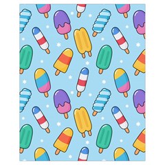 Cute Kawaii Ice Cream Seamless Pattern Drawstring Bag (small) by Vaneshart