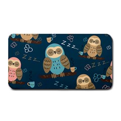 Seamless Pattern Owls Dreaming Medium Bar Mats by Vaneshart