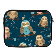 Seamless Pattern Owls Dreaming Apple Ipad 2/3/4 Zipper Cases by Vaneshart