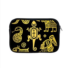 Mexican Culture Golden Tribal Icons Apple MacBook Pro 15  Zipper Case