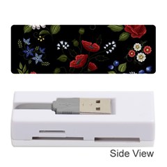 Floral Folk Fashion Ornamental Embroidery Pattern Memory Card Reader (stick) by Vaneshart