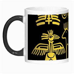 Golden Indian Traditional Signs Symbols Morph Mugs by Vaneshart