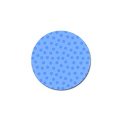 Dots With Points Light Blue Golf Ball Marker (4 Pack)