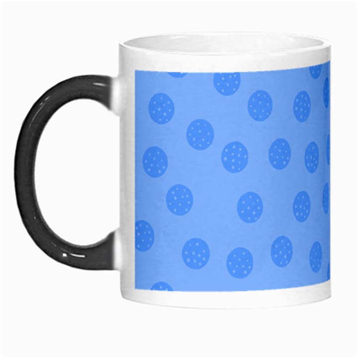 Dots With Points Light Blue Morph Mugs