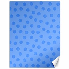 Dots With Points Light Blue Canvas 36  X 48  by AinigArt