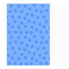 Dots With Points Light Blue Small Garden Flag (two Sides)