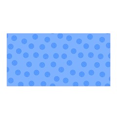 Dots With Points Light Blue Satin Wrap by AinigArt