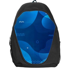 Abstract Classic Blue Background Backpack Bag