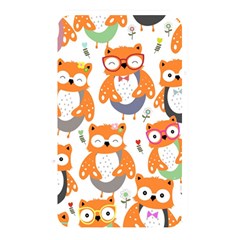 Cute Colorful Owl Cartoon Seamless Pattern Memory Card Reader (rectangular) by Vaneshart