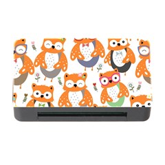 Cute Colorful Owl Cartoon Seamless Pattern Memory Card Reader With Cf by Vaneshart