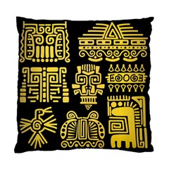 American Golden Ancient Totems Standard Cushion Case (one Side) by Vaneshart