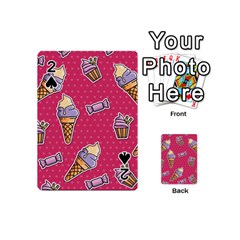 Seamless Pattern Patches With Ice Cream Playing Cards 54 Designs (mini) by Vaneshart