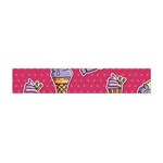 Seamless Pattern Patches With Ice Cream Flano Scarf (Mini) Front