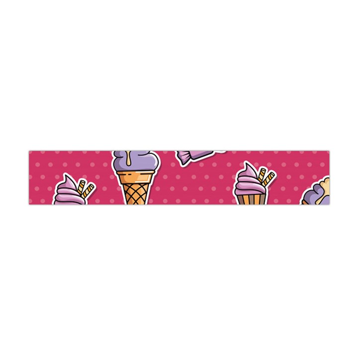 Seamless Pattern Patches With Ice Cream Flano Scarf (Mini)