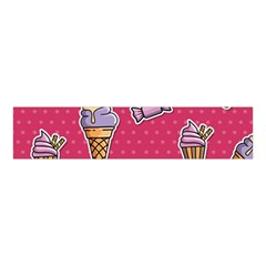 Seamless Pattern Patches With Ice Cream Velvet Scrunchie by Vaneshart