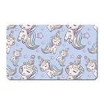 Pattern With Cute Unicorns Magnet (Rectangular) Front