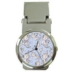 Pattern With Cute Unicorns Money Clip Watches by Vaneshart