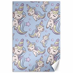 Pattern With Cute Unicorns Canvas 20  X 30 