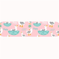 Cute Happy Duck Gift Card Design Seamless Pattern Template Large Bar Mats by Vaneshart