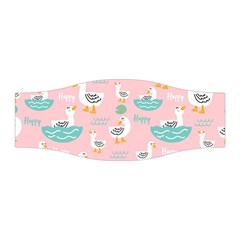 Cute Happy Duck Gift Card Design Seamless Pattern Template Stretchable Headband by Vaneshart