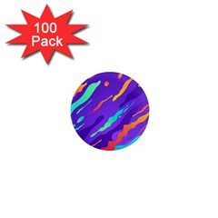 Multicolored Abstract Background 1  Mini Magnets (100 Pack)  by Vaneshart