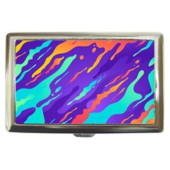 Multicolored Abstract Background Cigarette Money Case by Vaneshart