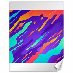 Multicolored Abstract Background Canvas 12  X 16  by Vaneshart