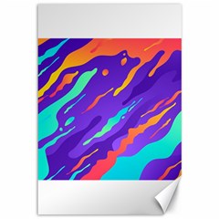 Multicolored Abstract Background Canvas 12  X 18  by Vaneshart