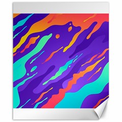 Multicolored Abstract Background Canvas 16  X 20  by Vaneshart