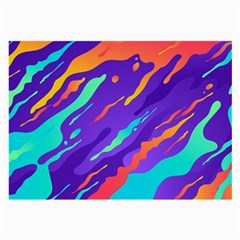 Multicolored Abstract Background Large Glasses Cloth by Vaneshart