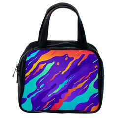 Multicolored Abstract Background Classic Handbag (one Side) by Vaneshart