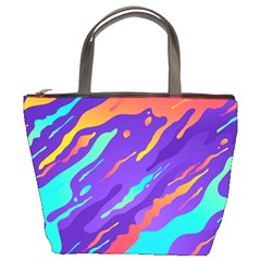 Multicolored Abstract Background Bucket Bag by Vaneshart