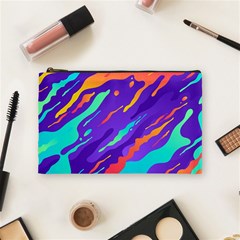 Multicolored Abstract Background Cosmetic Bag (medium) by Vaneshart