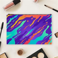 Multicolored Abstract Background Cosmetic Bag (large) by Vaneshart