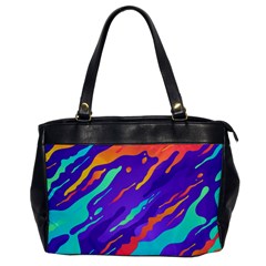 Multicolored Abstract Background Oversize Office Handbag by Vaneshart