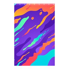 Multicolored Abstract Background Shower Curtain 48  X 72  (small)  by Vaneshart