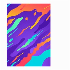 Multicolored Abstract Background Small Garden Flag (two Sides) by Vaneshart