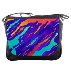 Multicolored Abstract Background Messenger Bag by Vaneshart